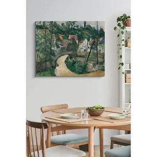 La Route tournante - Paul Cézanne | Reproduction Tableau Décoration murale affiche copie