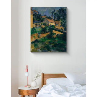 La Route tournante à Montgeroult - Paul Cézanne | Reproduction Tableau Décoration murale affiche copie