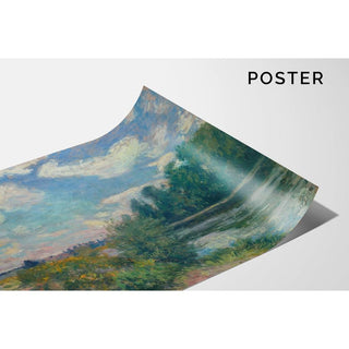 La Seine à Bougival 1876 - Alfred Sisley | Reproduction Tableau Décoration murale affiche copie