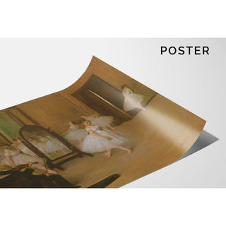 La classe de danse - Edgar Degas | Reproduction Tableau Décoration murale affiche copie