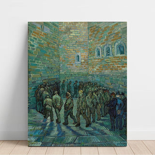 La cour de la prison - Vincent van Gogh | Reproduction Tableau Décoration murale affiche copie
