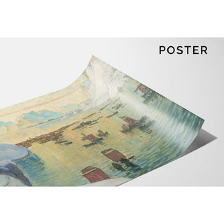 La flotte de pêche sortant en mer. Étude du nord de la Norvège - Anna Boberg | Reproduction Tableau Décoration murale affiche copie