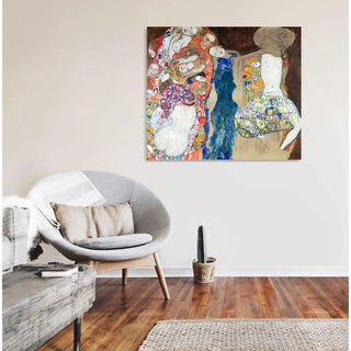 La mariée - Gustav Klimt | Reproduction Tableau Décoration murale affiche copie