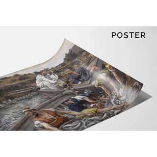 La pêche miraculeuse - James Tissot | Reproduction Tableau Décoration murale affiche copie