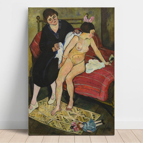 Reproduktion af maleriet La poupée abandonnée - Suzanne Valadon
