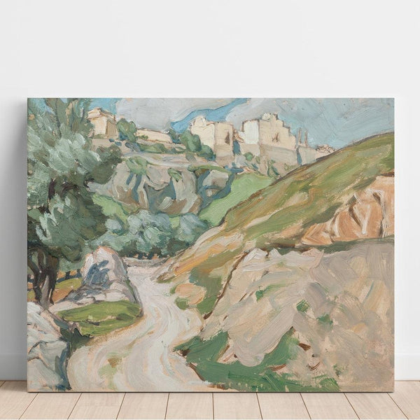 Reproduktion af maleriet "La route de Jérusalem, Étude" - Anna Boberg