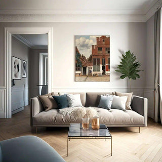 La ruelle de Johannes Vermeer | Reproduction Tableau Décoration murale affiche copie