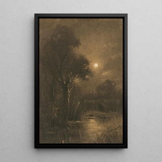 Ladislav Mednynszky - Evening Landscape.webp