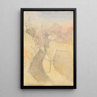 Ladislav Mednynszky - Landscape study.webp