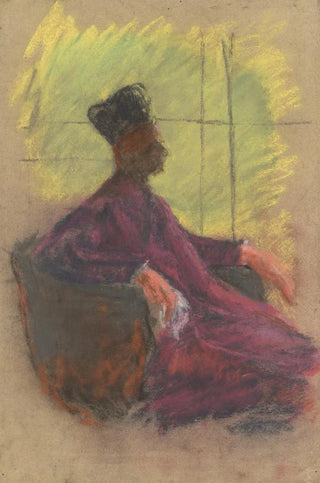 Ladislav Mednynszky - Sitting.webp