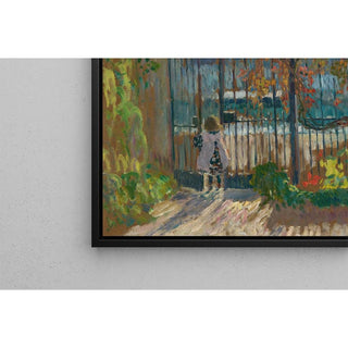 Lagny, Nono à la Grille du Jardin - Henri Lebasque | Reproduction Tableau Décoration murale affiche copie