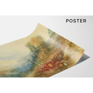 Lausanne depuis l'ouest - Joseph Mallord William Turner | Reproduction Tableau Décoration murale affiche copie