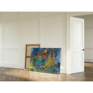 Le Dépiquage Bleu - Raoul Dufy | Reproduction Tableau Décoration murale affiche copie