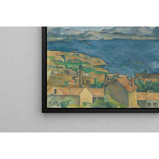 Le Golfe de Marseille vu de l'Estaque - Paul Cézanne | Reproduction Tableau Décoration murale affiche copie