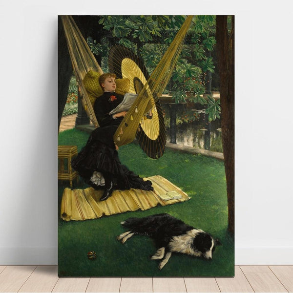 Reproduktion af maleriet Le Hamac - James Tissot