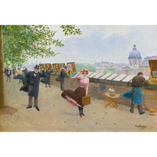 Le Long de la Seine - Jean Béraud | Reproduction Tableau Décoration murale affiche copie