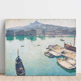Le Port de Marseille - Albert Marquet | Reproduction Tableau Décoration murale affiche copie