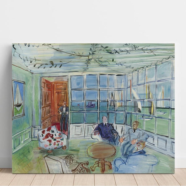 Reproduktion af maleriet Le Royal Yacht Squadron, Cowes, Île de Wight - Raoul Dufy