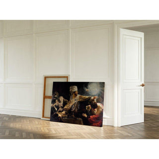Le festin de Belshazzar - Rembrandt van Rijn | Reproduction Tableau Décoration murale affiche copie