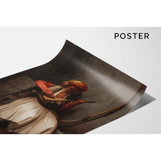 Le joueur de luth - Jean-Léon Gérôme | Reproduction Tableau Décoration murale affiche copie