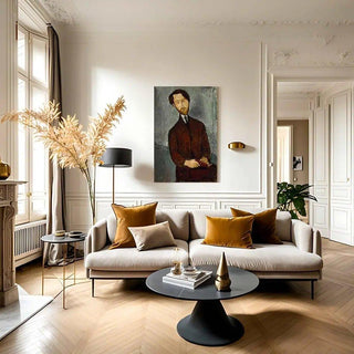 Léopold Zborowski - Amedeo Modigliani | Reproduction Tableau Décoration murale affiche copie