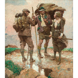 Le pont - Dean Cornwell | Reproduction Tableau Décoration murale affiche copie