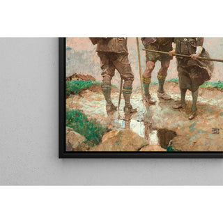 Le pont - Dean Cornwell | Reproduction Tableau Décoration murale affiche copie