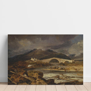 Le pont de Tummel, Perthshire - Joseph Mallord William Turner Peintre britannique | Reproduction Tableau Décoration murale affiche copie