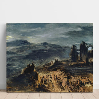 Le sabbat des sorcières - Eugène Delacroix | Reproduction Tableau Décoration murale affiche copie