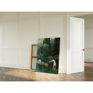 Léda et le cygne - Jean-Léon Gérôme | Reproduction Tableau Décoration murale affiche copie