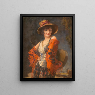 Leopold Schmutzler - Young woman with guitar.webp