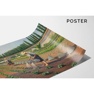 Les Jardiniers - Gustave Caillebotte | Reproduction Tableau Décoration murale affiche copie