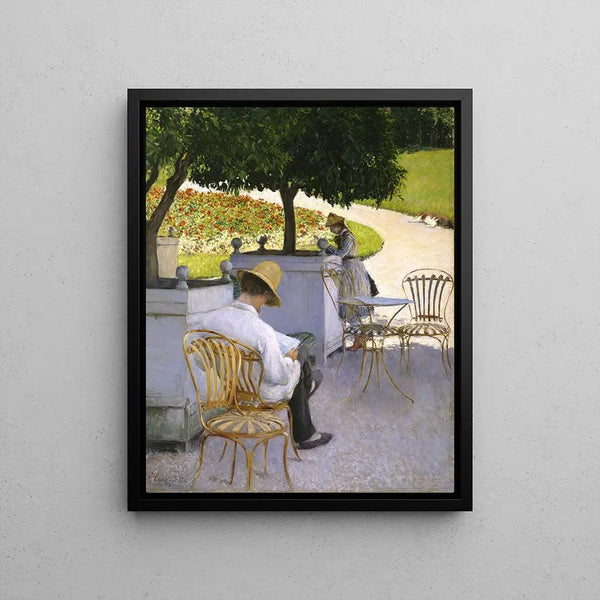 Reproduktion af maleriet Les Orangers - Gustave Caillebotte