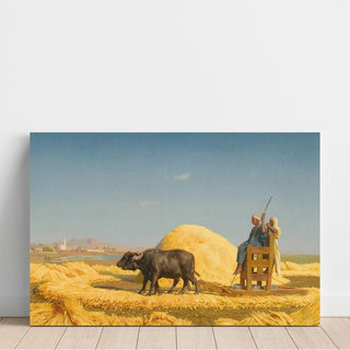 Les batteurs de céréales, Égypte - Jean-Léon Gérôme | Reproduction Tableau Décoration murale affiche copie