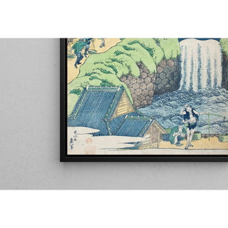 Les chutes d'Aoigaoka dans la capitale de l'Est- Katsushika Hokusai | Reproduction Tableau Décoration murale affiche copie
