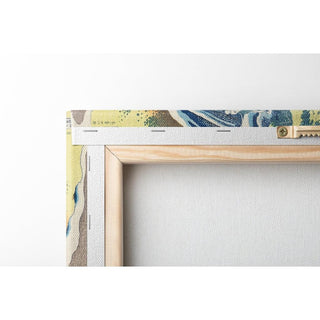 Les chutes d'eau pour chevaux de Yoshitsune à Yoshino - Katsushika Hokusai | Reproduction Tableau Décoration murale affiche copie