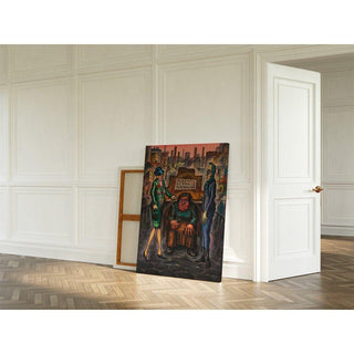 Les trois fléaux du peuple - Karl Wiener | Reproduction Tableau Décoration murale affiche copie