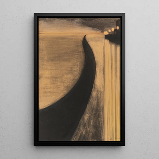 Lon Spilliaert - Digue et lumires dOstende.webp