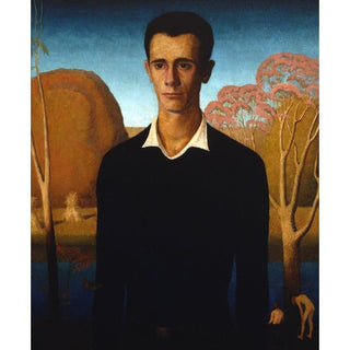 Long's Peak from Loch Vale, Estes Park, Colorado - Grant Wood | Reproduction Tableau Décoration murale affiche copie