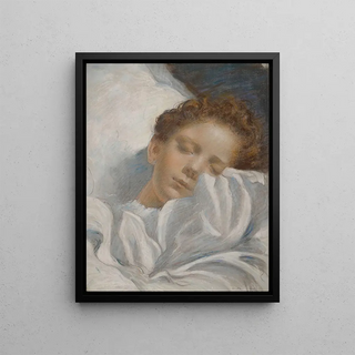 LucOlivier Merson - Study Of A Sleeping Child.webp