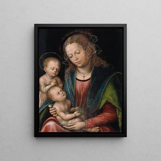 Lucas Cranach the Elder - Virgin and Child Adored by the Infant St John.webp
