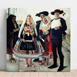 Mariée Lagarteran - Joaquín Sorolla | Reproduction Tableau Décoration murale affiche copie