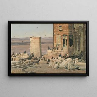 Martinus Rrbye - Greeks Working in the ruins of the Acropolis.webp