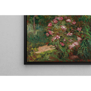 Massif de Fleurs, Jardin du Petit Gennevilliers - Gustave Caillebotte | Reproduction Tableau Décoration murale affiche copie
