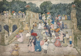 Maurice Prendergast - The Terrace Bridge Central Park.webp