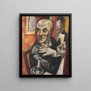Max Beckmann - SelfPortrait with Champagne Glass.webp