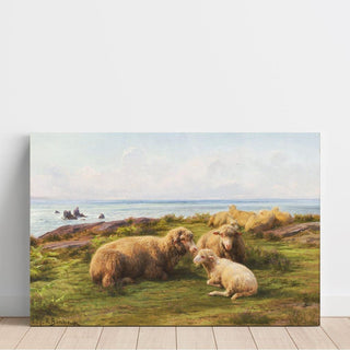 Moutons au bord de la mer - Rosa Bonheur | Reproduction Tableau Décoration murale affiche copie