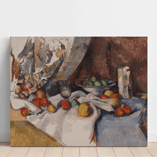 Nature morte avec des pommes - Paul Cézanne | Reproduction Tableau Décoration murale affiche copie