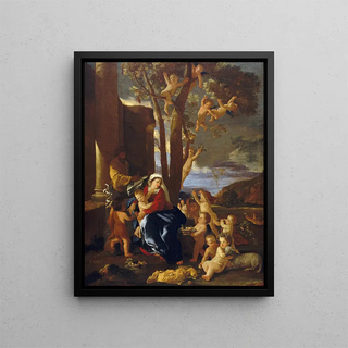 Nicolas Poussin - The Holy Family with Saint John the Baptist.webp