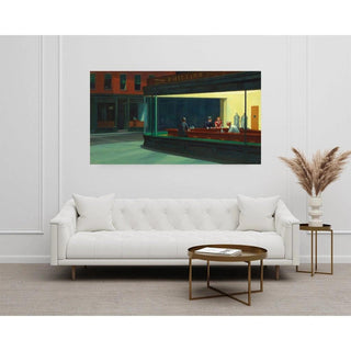 Nighthawks - Edward Hopper | Reproduction Tableau Décoration murale affiche copie